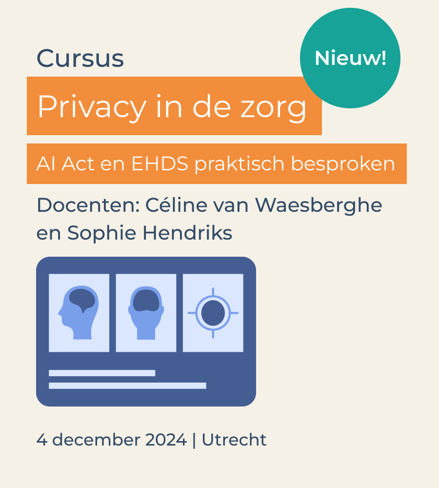 Cursus Privacy in de zorg AI Act en EHDS praktisch besproken