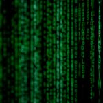 green and black stripe textile